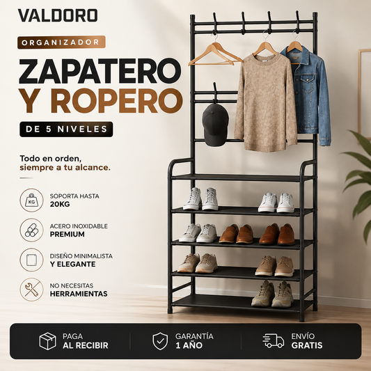 Organizador de 5 niveles - Zapatero y Ropero